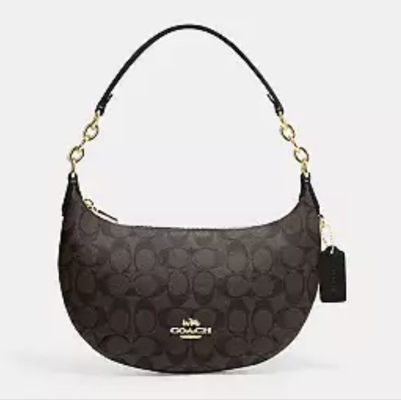 Coach...Payton Hobo Bag In Signature Canvas - Picture 6 of 8